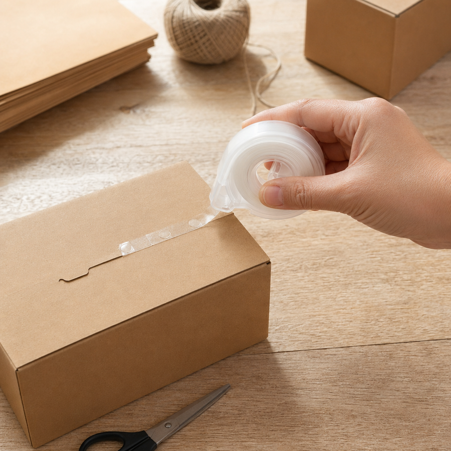 0.34" x 0.4" High Tack Removable Glue Dots Pro - Low Profile Roll β image 3