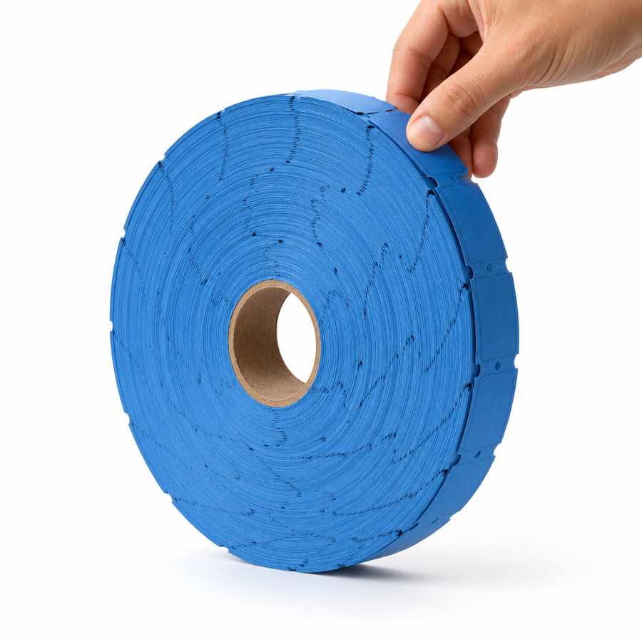 1" x 1.75" Blue Event Tickets - 2,000 Per Roll — image 1