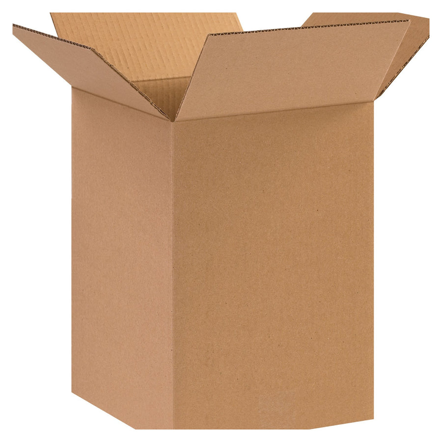 10x10x14 ECT-32 Kraft Corrugated Shipping Boxes 25-Pack 101014