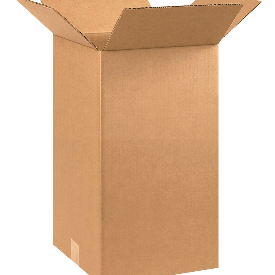 10x10x18 ECT-32 Kraft Corrugated Heavy Duty Shipping Boxes 25-Pack 101018
