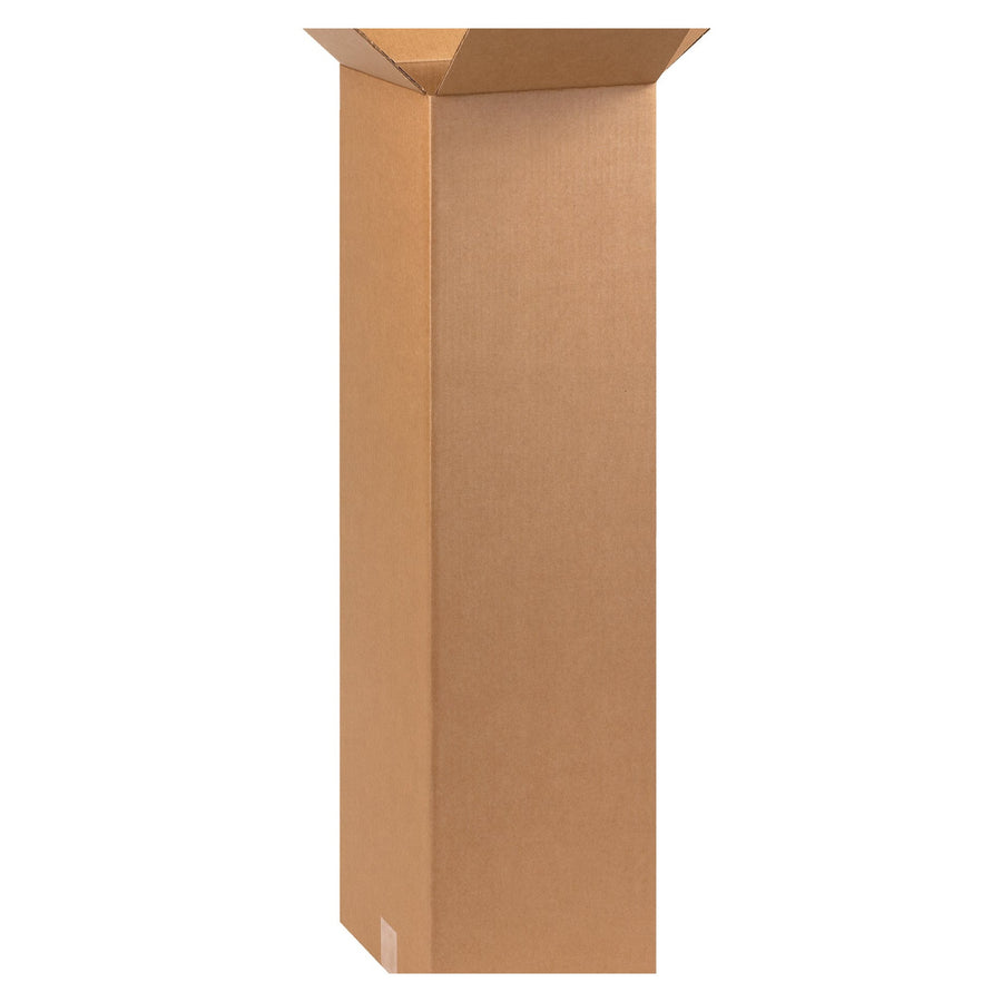 10x10x38 ECT-32 Kraft Corrugated Shipping Boxes 25-Pack 101038