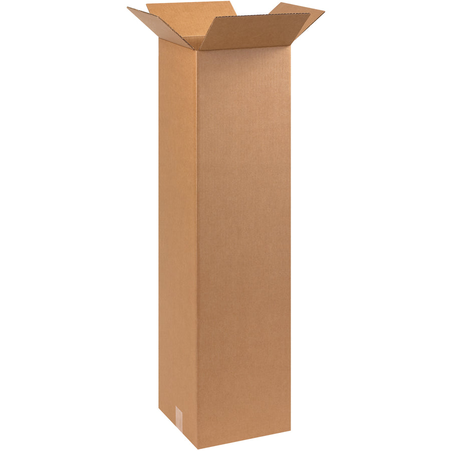 10x10x40 ECT-32 Kraft Corrugated Boxes - Tall Shipping, Bundle of 25