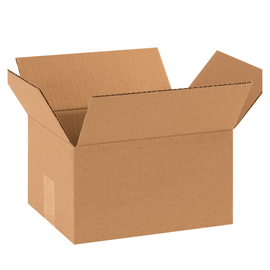 10x8x6 Kraft Corrugated Shipping Boxes 25-Pack 1086