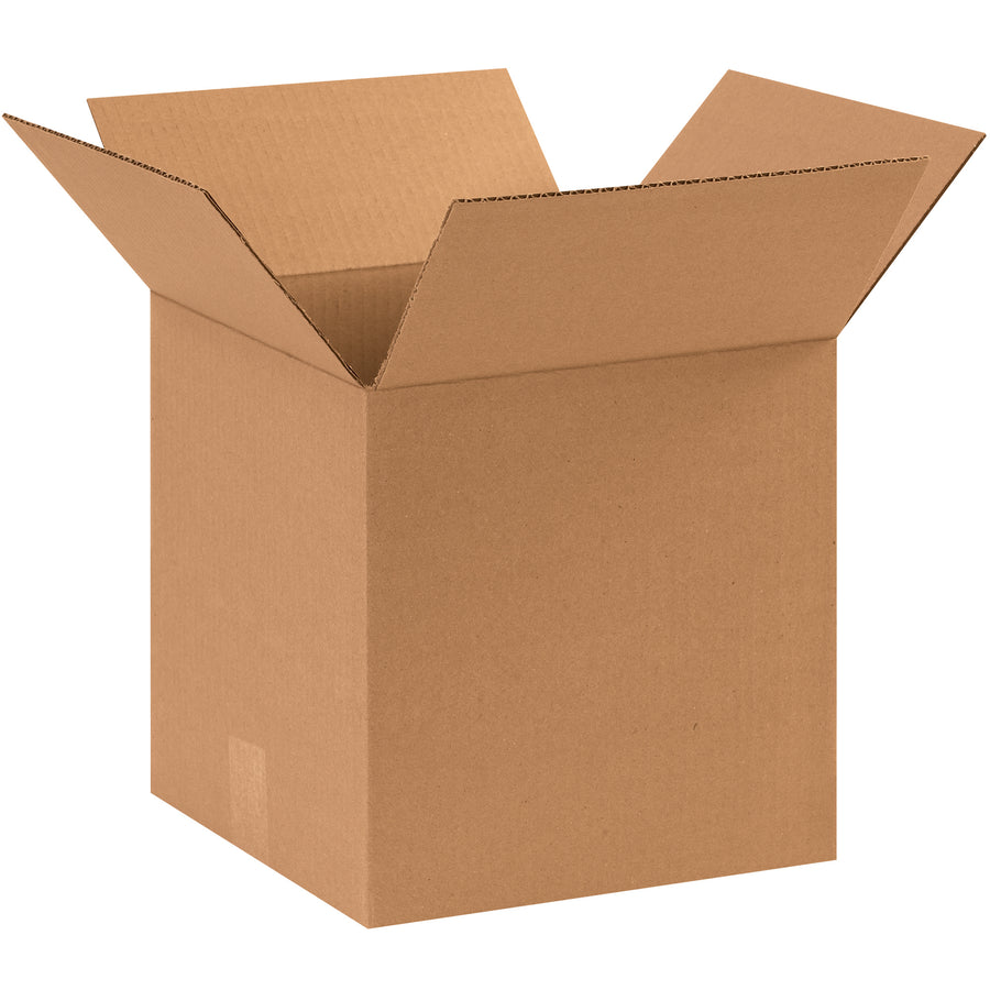 ECT-32 kraft corrugated cube boxes in the popular 11x11x11 size–designed for shipping round, cylindrical, and odd-shaped products with reliable protection. Sold flat and bundled in quantities of 25 for maximum freight efficiency and volume savings for your warehouse operation.