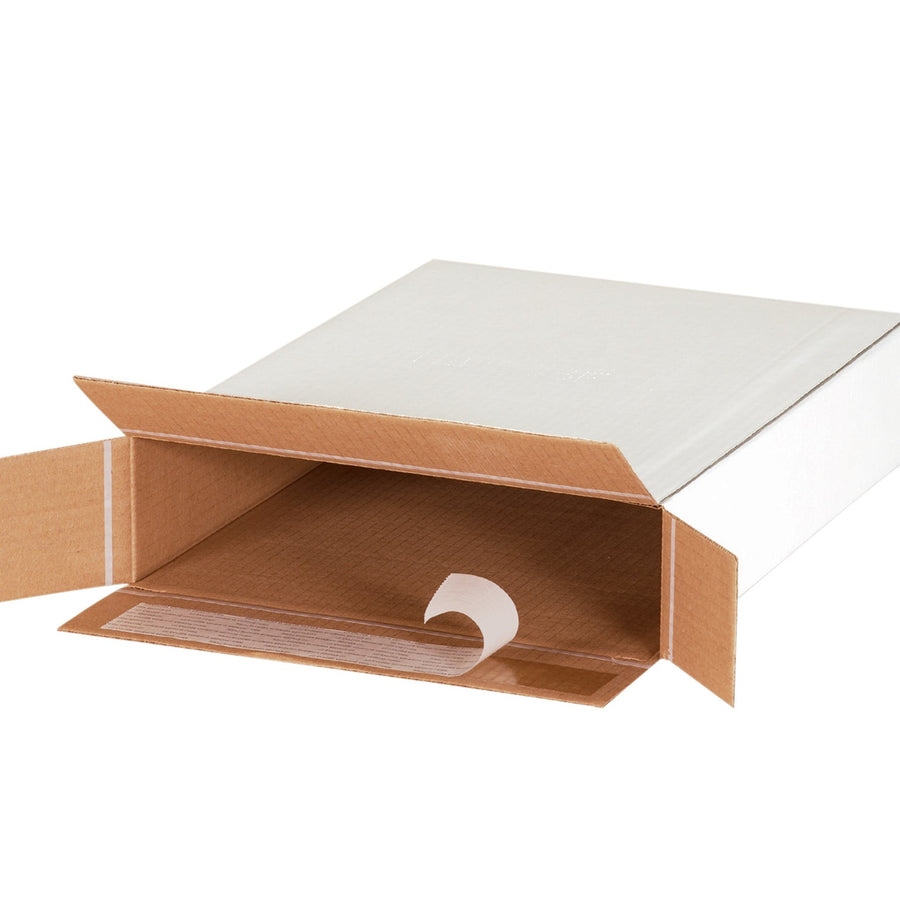 11.25x3x15.125 ECT-32 White Corrugated Shipping Boxes 25-Pack 11315SSFOL