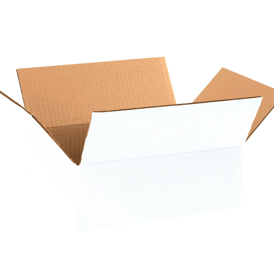 11.25x8.75x4 ECT-32 White Corrugated Shipping Boxes 25-Pack 1184W