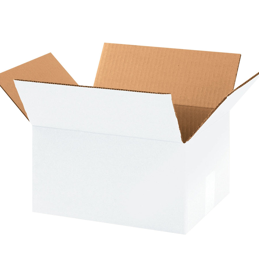 11.25x8.75x6 ECT-32 White Corrugated Shipping Boxes 25-Pack 1186RW