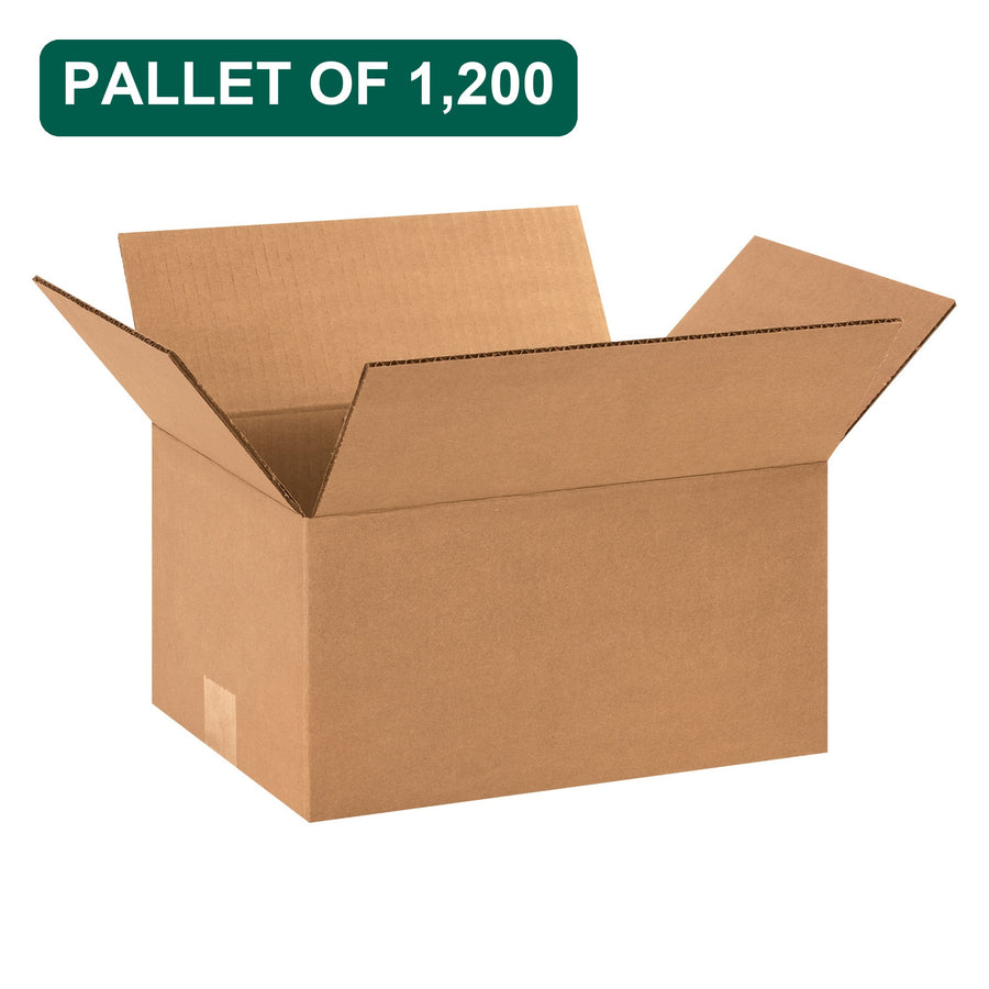 Bulk 11x9x6 Kraft Corrugated Shipping Boxes, 1,200 Pack Pallet, 32 ECT