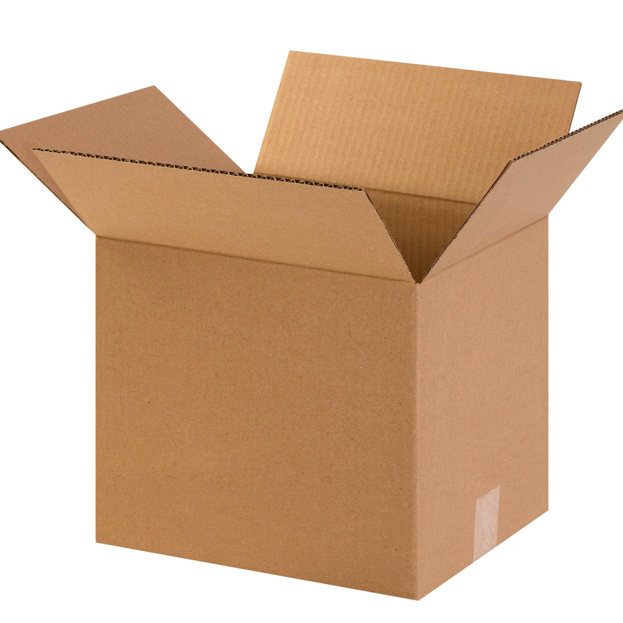 12x10x10 ECT-32 Kraft Corrugated Shipping Boxes 25-Pack 121010