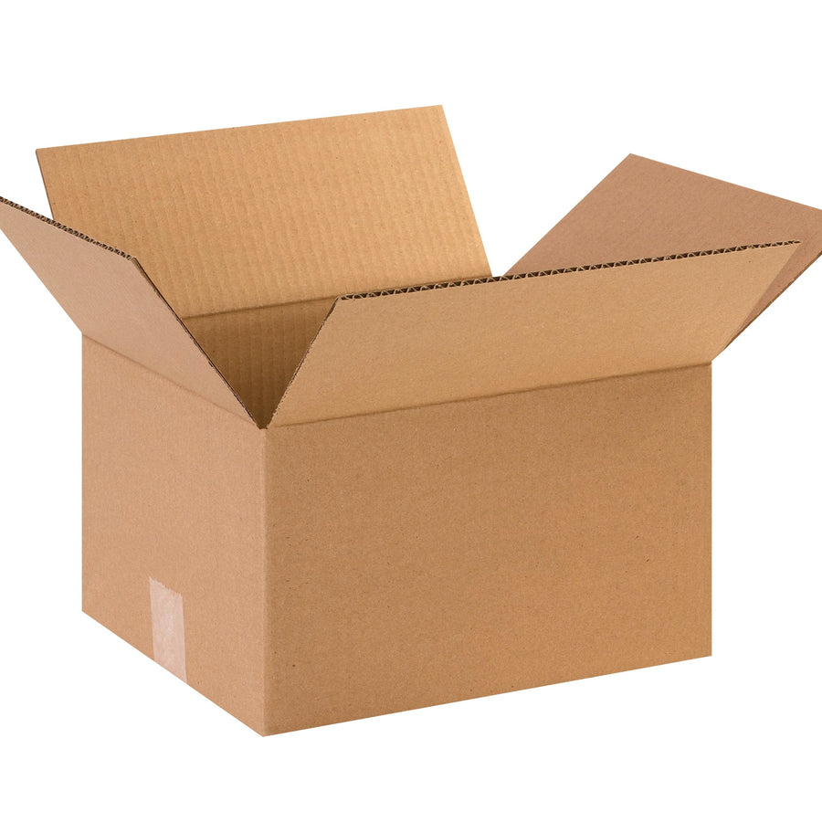 12x10x7 ECT-32 Kraft Corrugated Shipping Boxes 25-Pack 12107