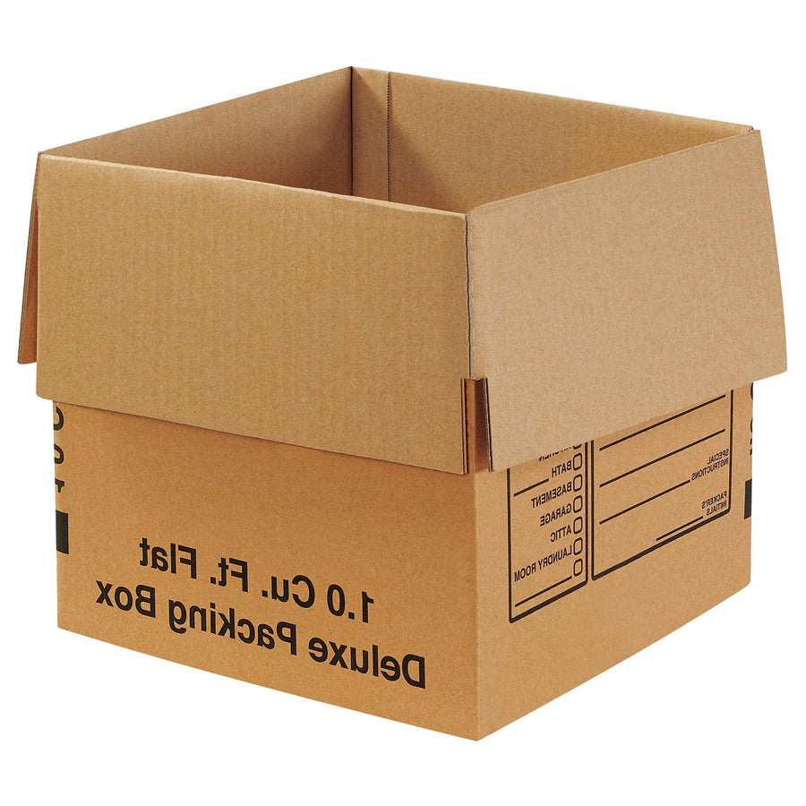 12x12x12 ECT-32 Kraft Corrugated Moving Boxes 25-Pack 121212DPB