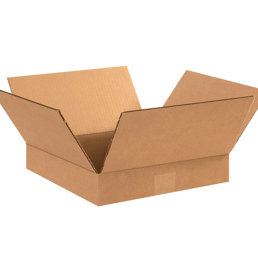 12x12x2 ECT-32 Kraft Corrugated Shipping Boxes 25-Pack 12122