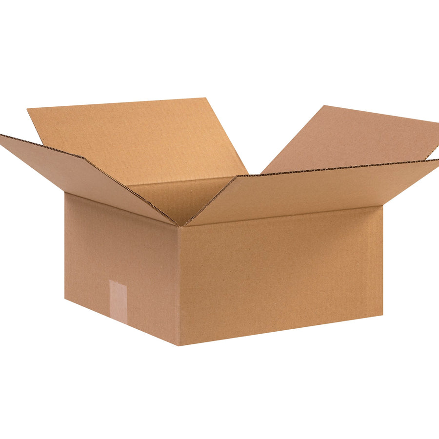 12.5x12.5x6 ECT-32 Kraft Corrugated Shipping Boxes 25-Pack 12126R