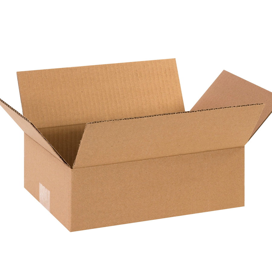 12x8x4 ECT-32 Kraft Corrugated Shipping Boxes 25-Pack 1284