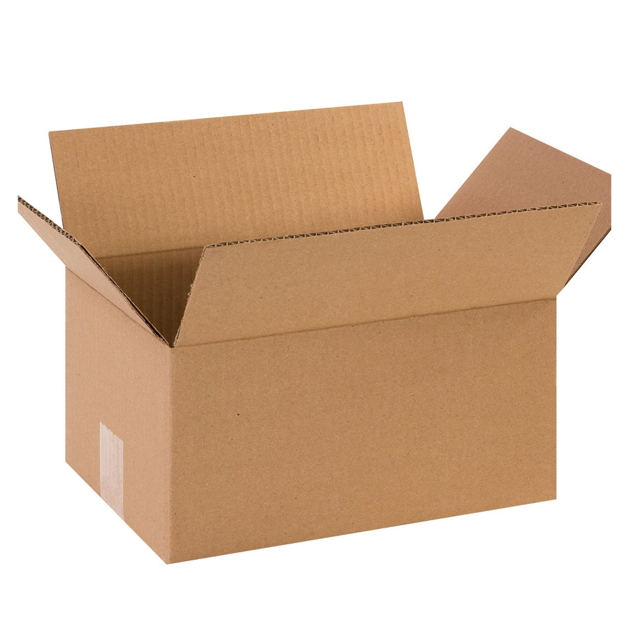 12x8x6 ECT-32 Kraft Corrugated Shipping Boxes 25-Pack 1286