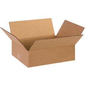 Optimize your fulfillment with these 13x10x4" ECT-32 kraft corrugated shipping boxes–perfectly sized for shallow products like apparel, books, and artwork. Ships flat to maximize storage efficiency and reduce freight costs. Bundle of 25.