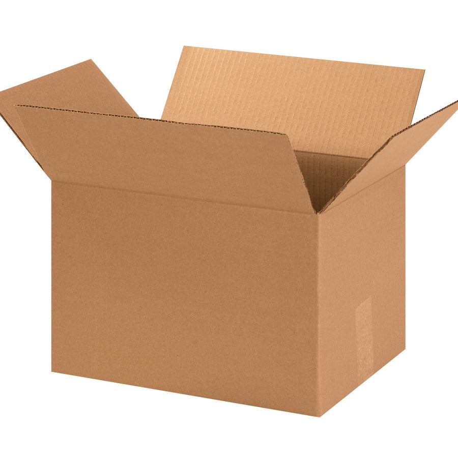 13.75x10.25x9.125 ECT-32 Kraft Corrugated Shipping Boxes 25-Pack 13109