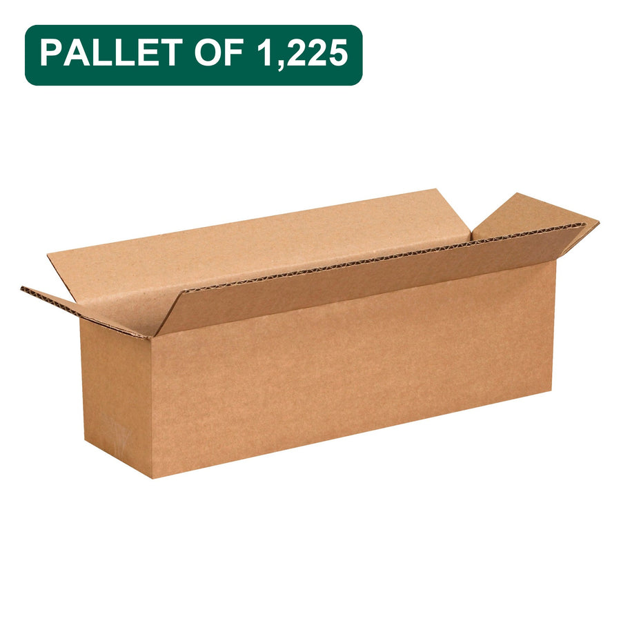Bulk 13x3x3 Kraft Corrugated Shipping Boxes, 1,225 Pack Pallet, 32 ECT