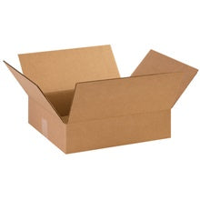 14.38x12.5x3.5 Flat Corrugated Boxes 25-Pack
