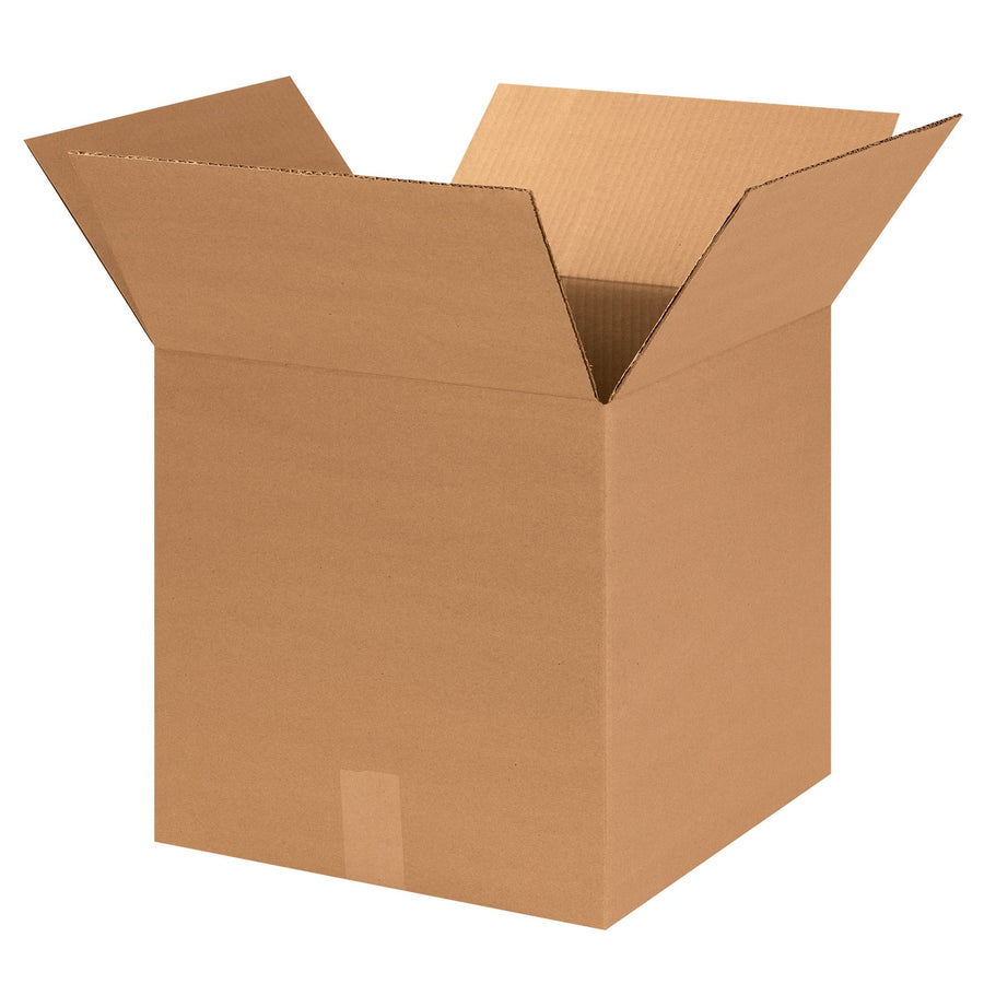 14x14x14 ECT-32 Kraft Corrugated Cube Shipping Boxes 25-Pack 141414