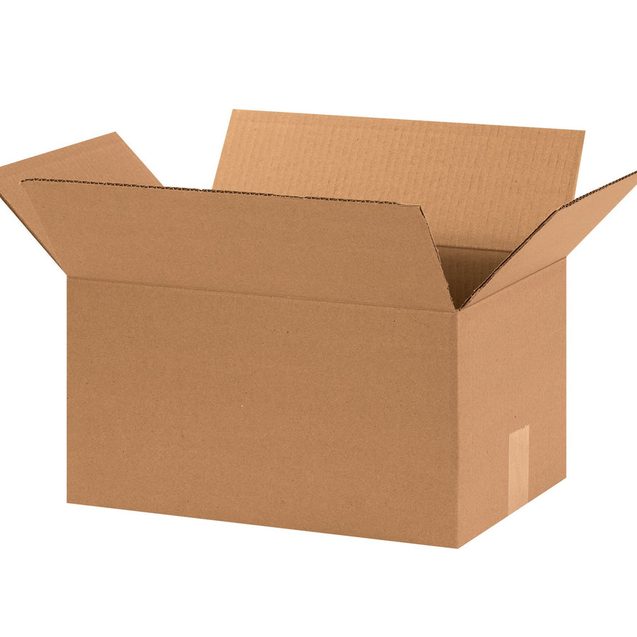 15x10x7 ECT-32 Kraft Corrugated Shipping Boxes 25-Pack 15107