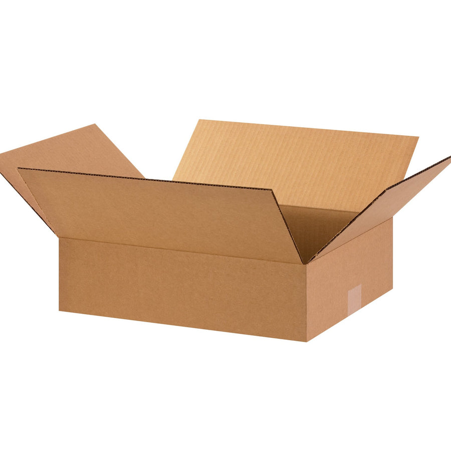 15x12x4 ECT-32 Kraft Corrugated Shipping Boxes 25-Pack 15124