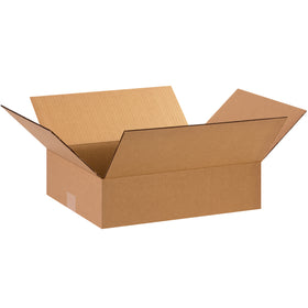 Ship smarter with 15x12x4 ECT-32 kraft corrugated boxes designed for shallow products and lightweight shipments. This bundle of 25 flat boxes reduces your storage footprint while maintaining reliable stacking performance. Perfect for apparel, books, frames, and artwork–engineered to protect and economize.