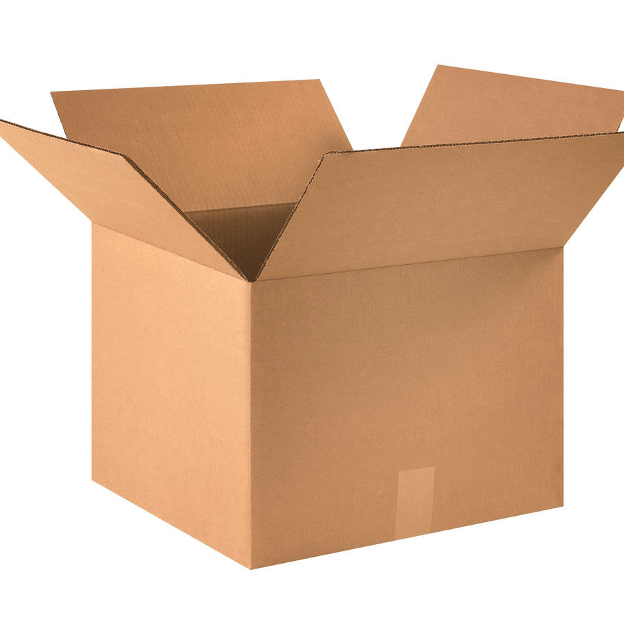 16x16x12 ECT-32 Kraft Corrugated Shipping Boxes 25-Pack 161612