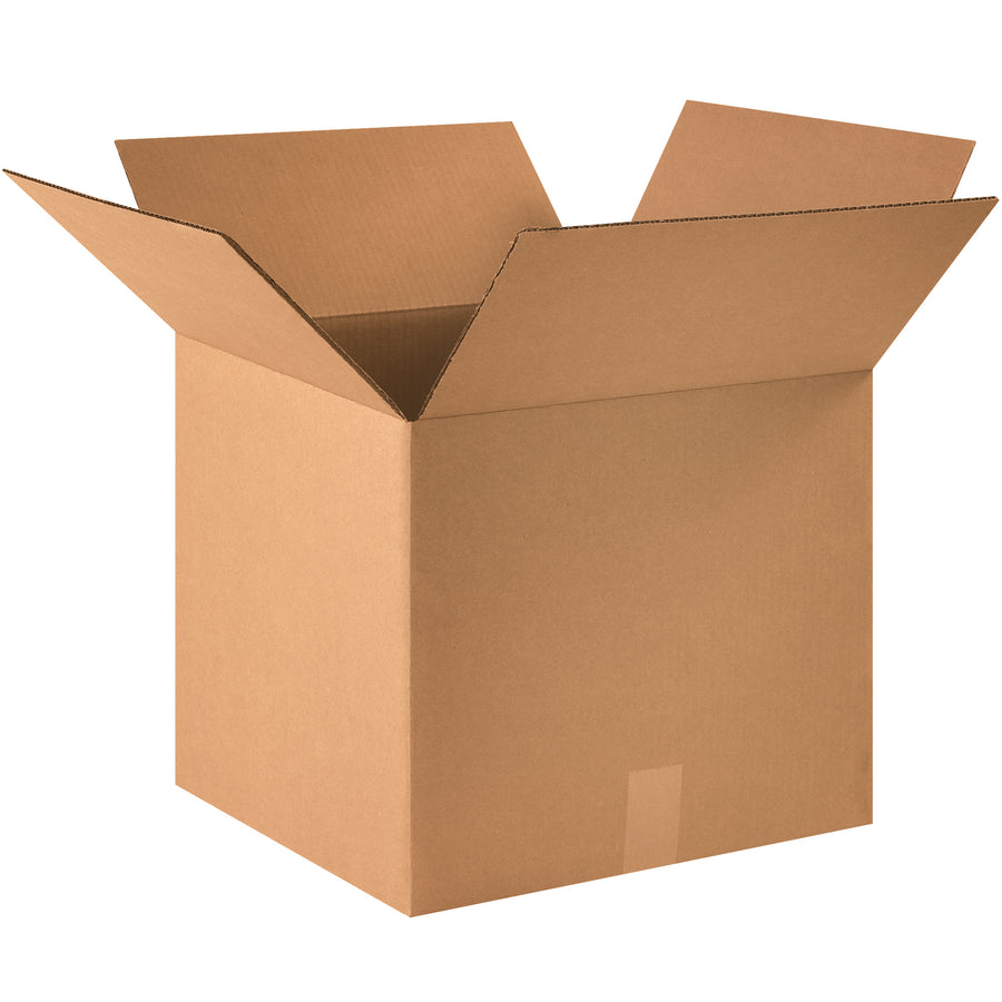 Heavy-duty 16x16x14 corrugated shipping boxes built for demanding warehouse operations. ECT-32 kraft construction delivers reliable stacking strength and crush resistance for mid-weight product protection. Bundle of 25 cartons optimized for freight efficiency and cost-per-box savings.