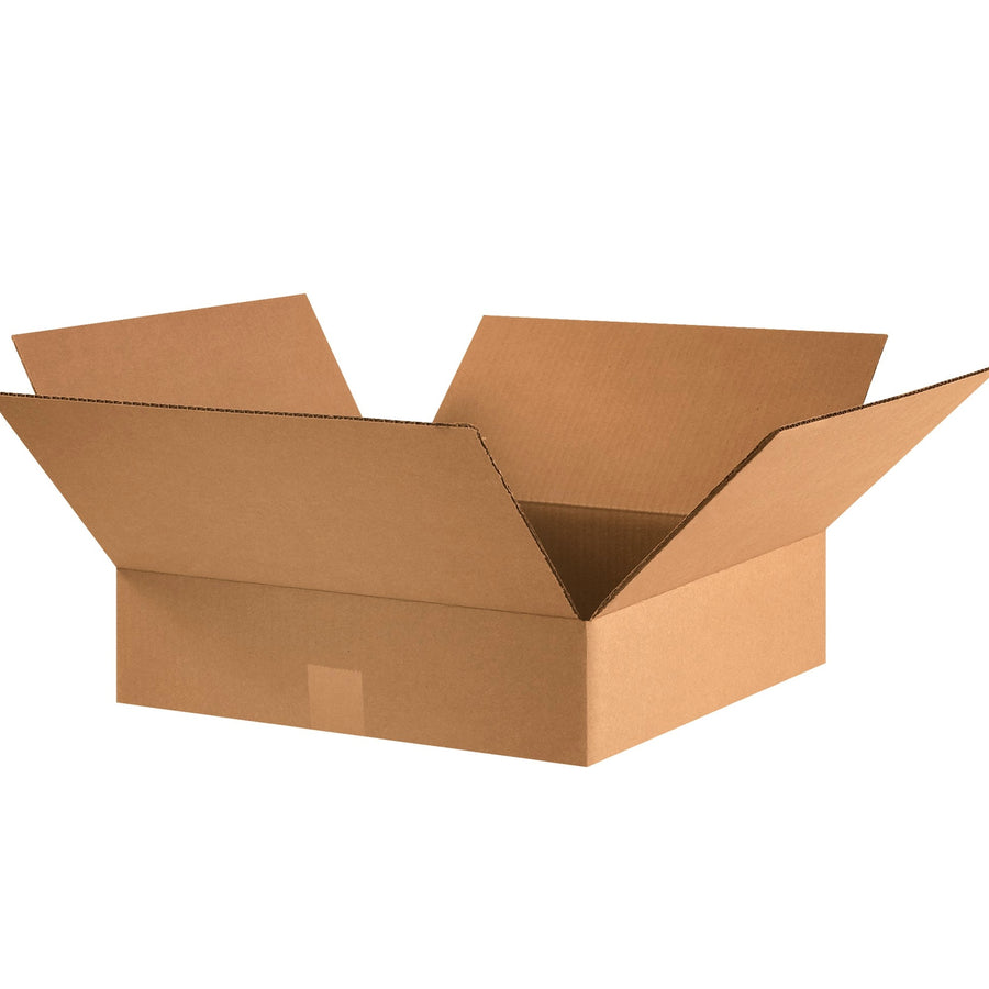 16x16x4 ECT-32 Kraft Corrugated Shipping Boxes 25-Pack 16164