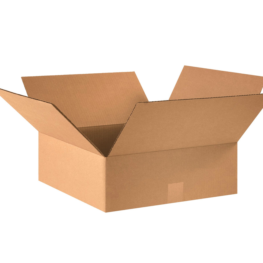 16x16x5 ECT-32 Kraft Corrugated Shipping Boxes 25-Pack 16165