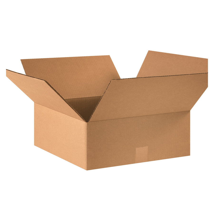 16x16x6 ECT-32 Kraft Corrugated Shipping Boxes 25-Pack 16166