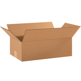 Dependable 18x10x6 corrugated shipping boxes built from ECT-32 kraft material for mid-weight product protection. Sold in bundles of 25 to maximize warehouse efficiency and reduce per-unit freight costs. Fully recyclable and stackable for optimal storage space.