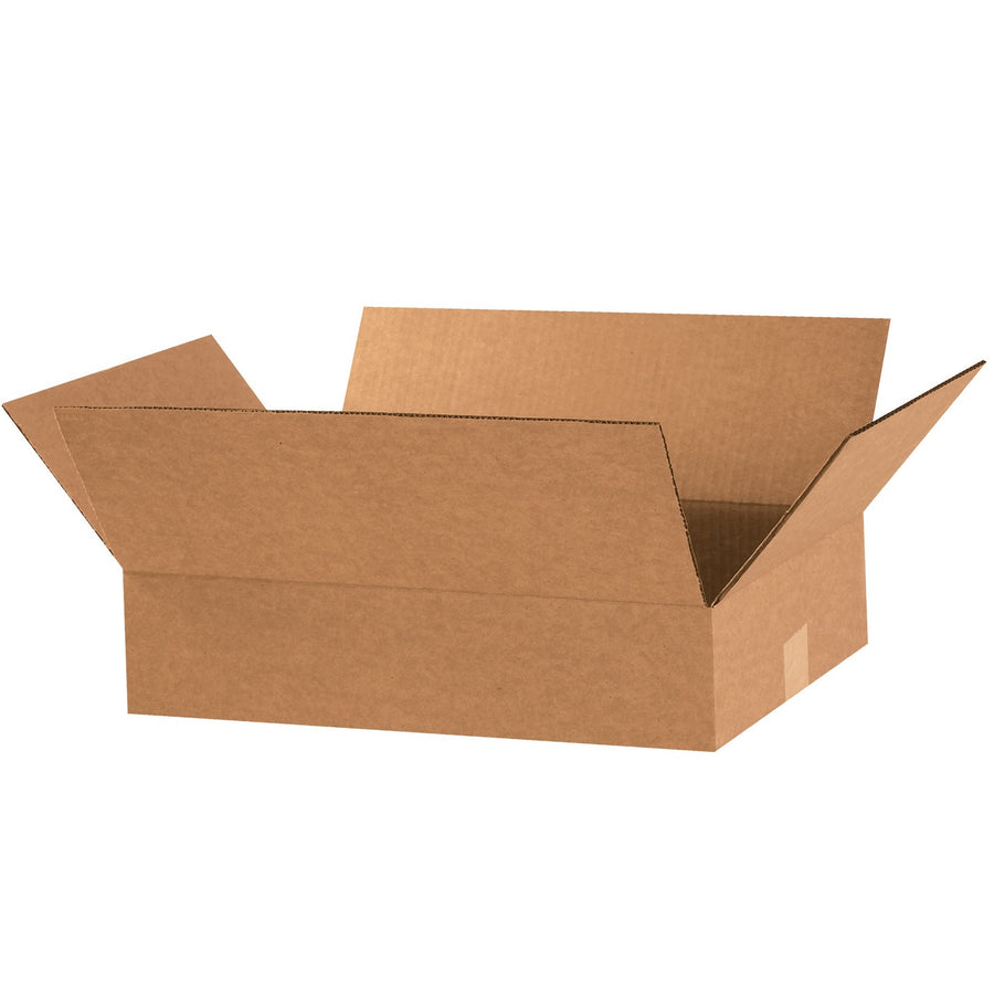 18x12x4 ECT-32 Kraft Corrugated Shipping Boxes 25-Pack 18124