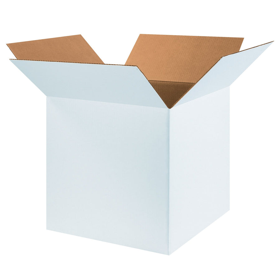 18x18x18 ECT-32 White Corrugated Shipping Box Single Wall 20-Pack 181818W