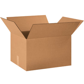 Industrial-strength ECT-32 kraft corrugated boxes sized 20" x 16" x 12" for dependable mid-weight shipping and storage. Sold as a bundle of 25 cartons, these single wall cardboard boxes deliver proven stacking performance and cost efficiency for warehouse and fulfillment operations. Recyclable kraft construction.