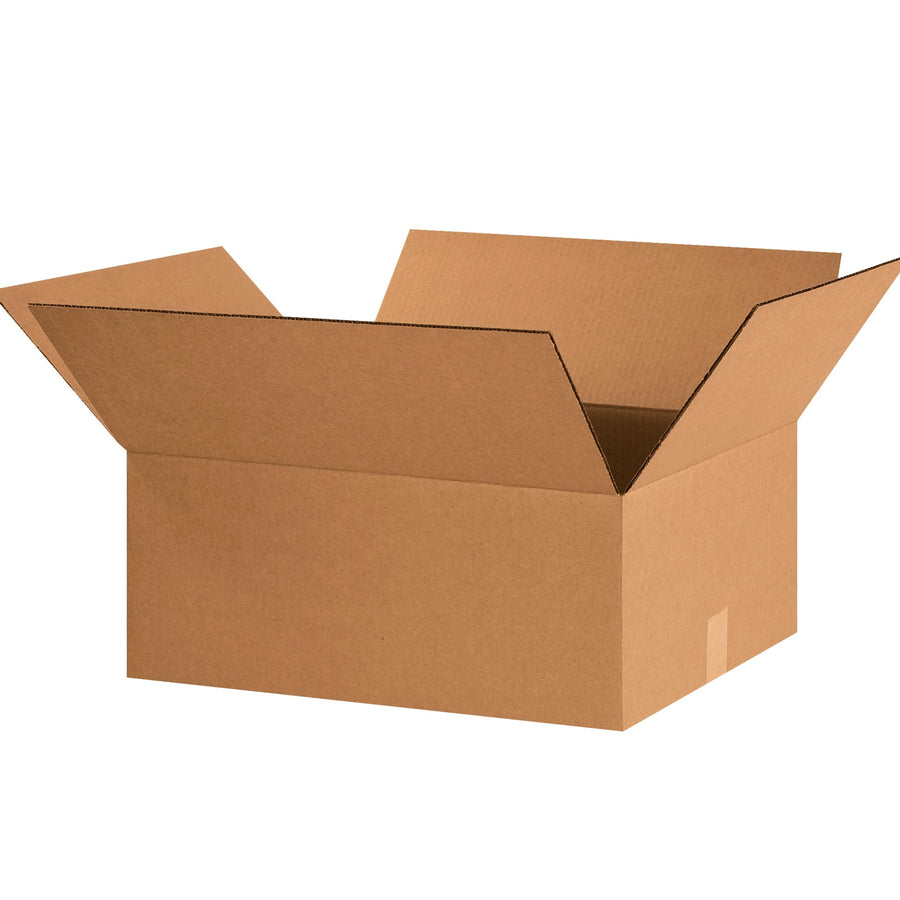 20x16x8 ECT-32 Kraft Corrugated Shipping Boxes 25-Pack 20168