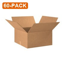20x20x10 Corrugated Boxes, 60-Pack (4 Bundles of 15)