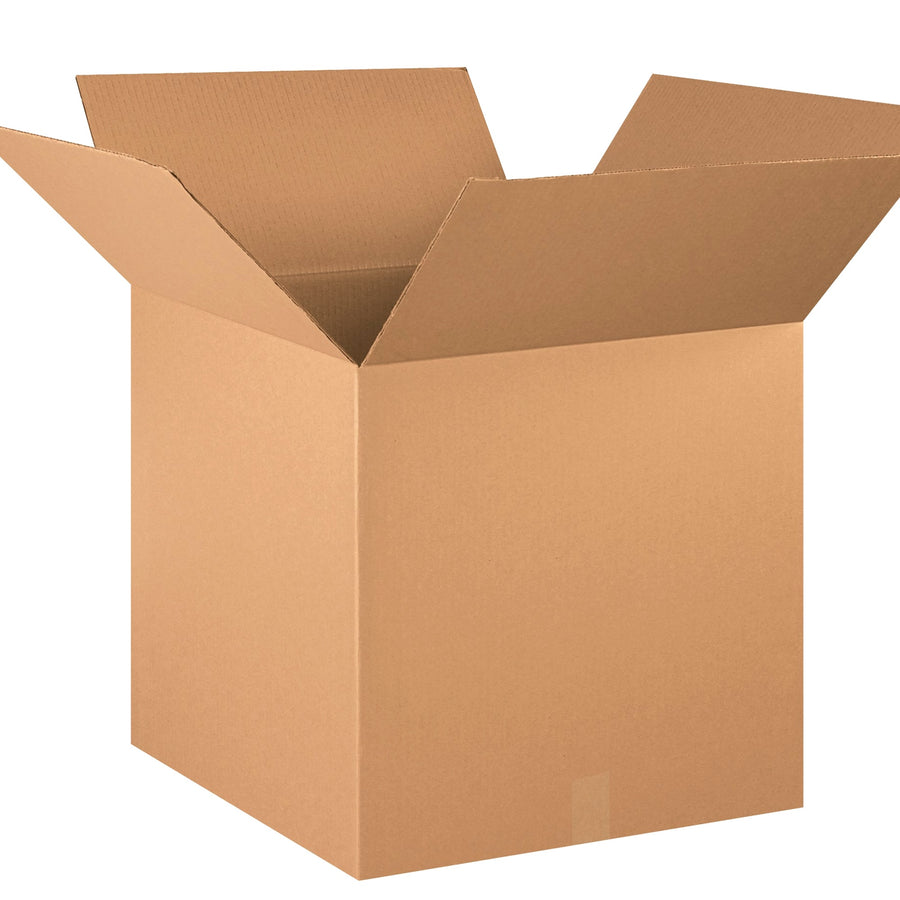 20x20x20 ECT-32 Kraft Corrugated Cube Shipping Box 10-Pack 202020