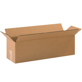 Ship long, narrow items efficiently with our 20x6x6 ECT-32 kraft corrugated boxes featuring convenient long side openings for fast packing. Durable single-wall construction built to stack and reduce freight waste. Sold as bundle of 25 flat cartons, ready to assemble.