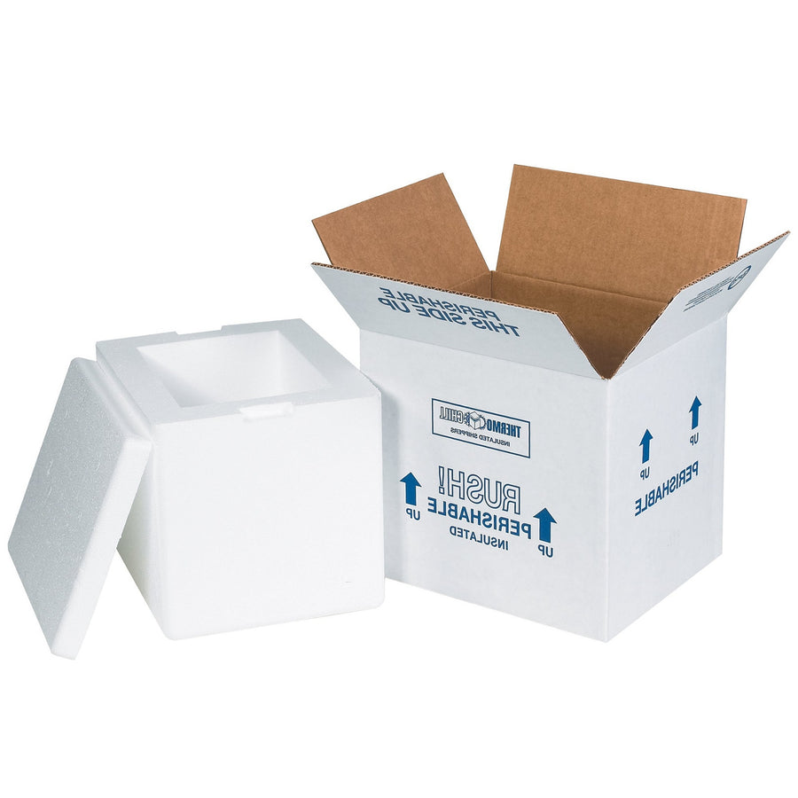 8x6x7 EPS Foam Insulated Shipping Kits 8/Case 207C