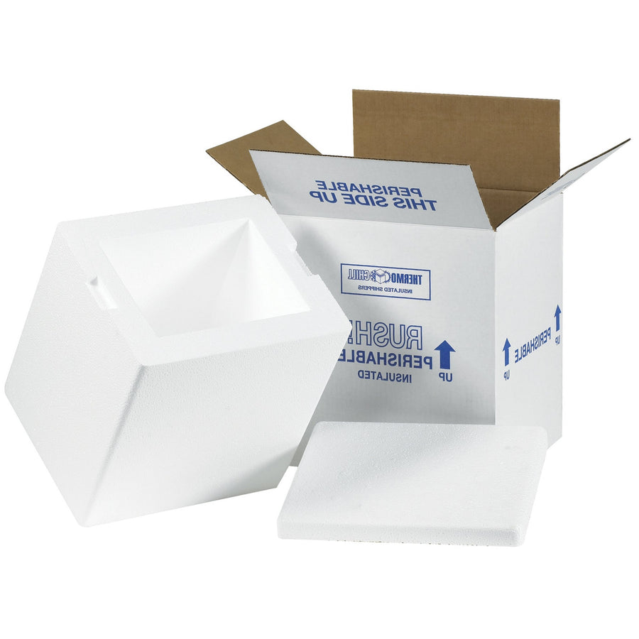 8x6x9 EPS Foam Insulated Shipping Kits 8/Case 209C
