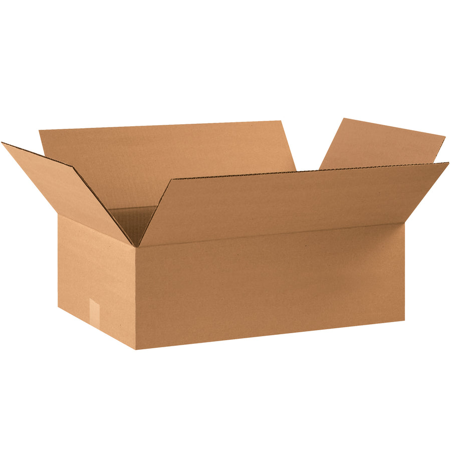 ECT-32 kraft corrugated boxes sized 22" x 14" x 8" deliver proven durability for high-volume warehouse and fulfillment operations. Each bundle contains 20 boxes–the standard strength solution for consistent stacking performance and freight efficiency. Fully recyclable kraft construction.
