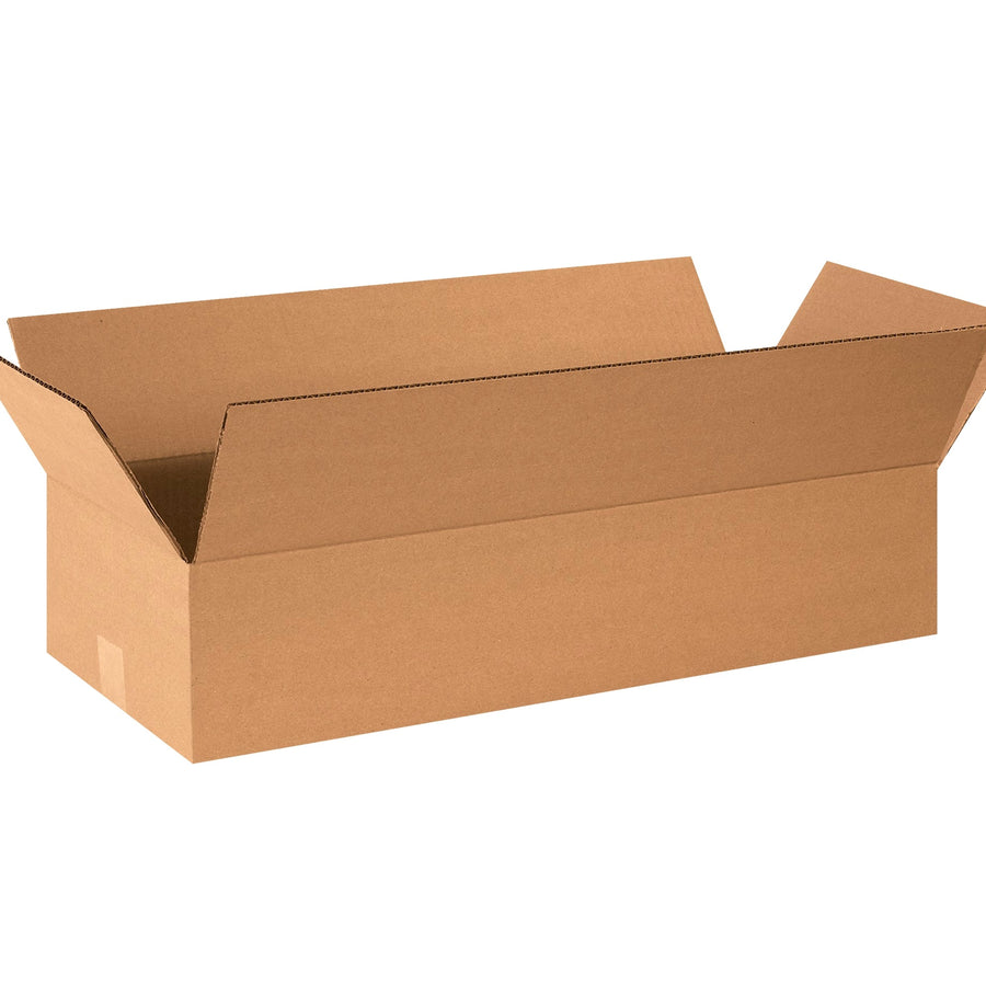 24x10x4 ECT-32 Kraft Corrugated Shipping Boxes 25-Pack 24104