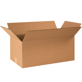 ECT-32 single-wall corrugated boxes in 24" x 12" x 10" dimensions deliver reliable strength for file storage, document archiving, and lightweight shipping applications. This 25-pack bundle of kraft corrugated cartons provides economical per-unit cost and quick deployment for warehouse operations. Foldable flap design enables efficient space utilization and easy hanging storage.