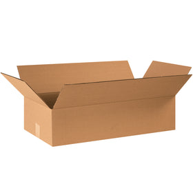 Ship shallow products efficiently with these 24x12x6 ECT-32 kraft corrugated boxes. Engineered for apparel, books, frames, and artwork with optimal depth-to-strength ratio. Bundle of 20 flat boxes arrives ready to assemble–maximize your warehouse space and reduce freight expense.