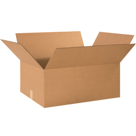 Bundle of 10 durable 24x18x10 kraft corrugated boxes manufactured from ECT-32 single-wall material–the industry standard for mid-weight shipping. Designed for warehouse managers and fulfillment directors seeking reliable, cost-effective cardboard shipping containers that maximize stack performance and minimize freight costs.