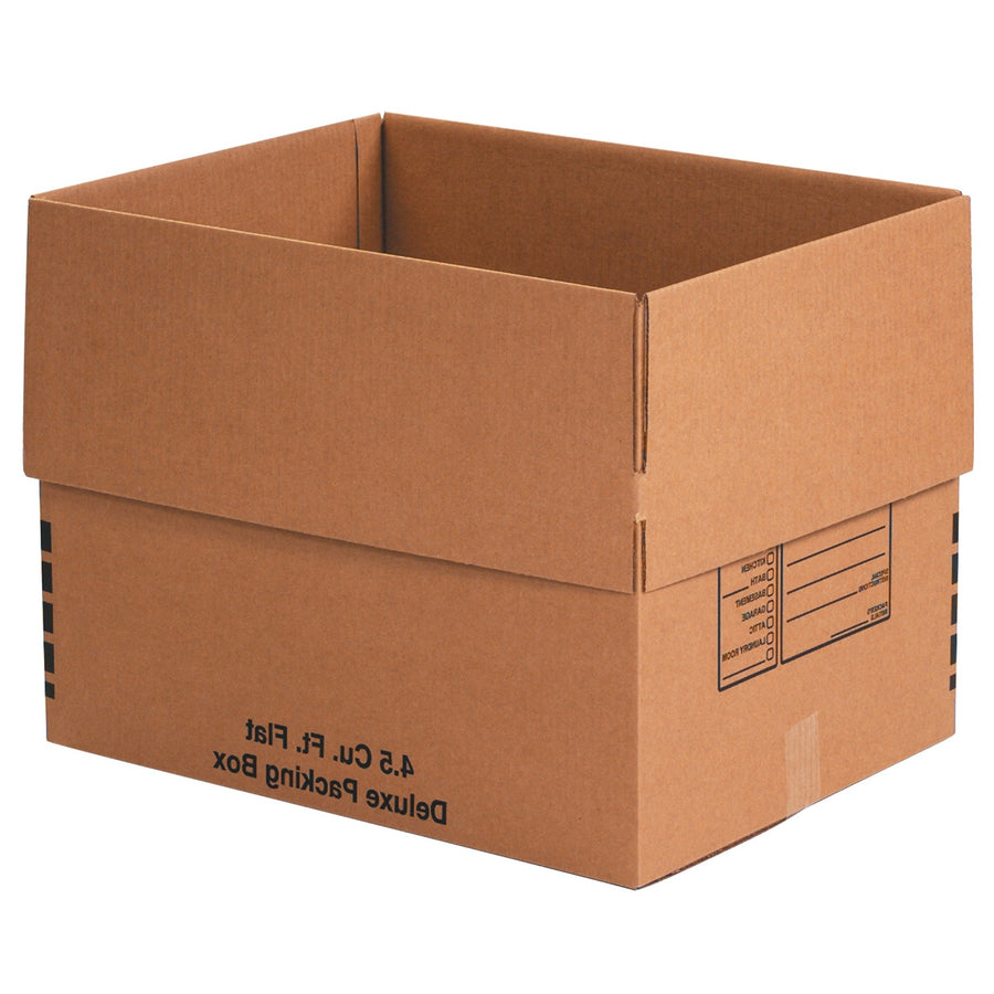 24x18x18 ECT-32 Kraft Corrugated Moving Boxes 10-Pack 241818DPB