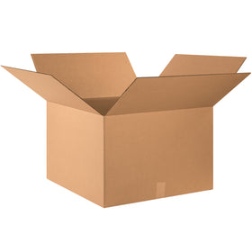 Heavy-duty 24x24x16 corrugated shipping boxes built from ECT-32 kraft material for maximum stacking performance and freight efficiency. Bundle of 10 boxes delivers reliable protection for mid-size shipments. Recyclable, cost-effective solution for warehouse and fulfillment operations.