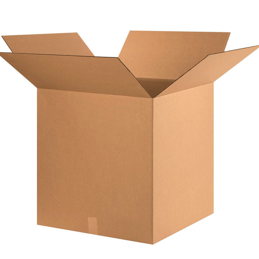 24x24x24 ECT-32 Kraft Corrugated Cube Shipping Box 10-Pack 242424